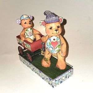 HEARTWOOD CREEK JIM SHORE "PULL ME NOW AND I'll PULL YOU LATER" FIGURINE 4009601